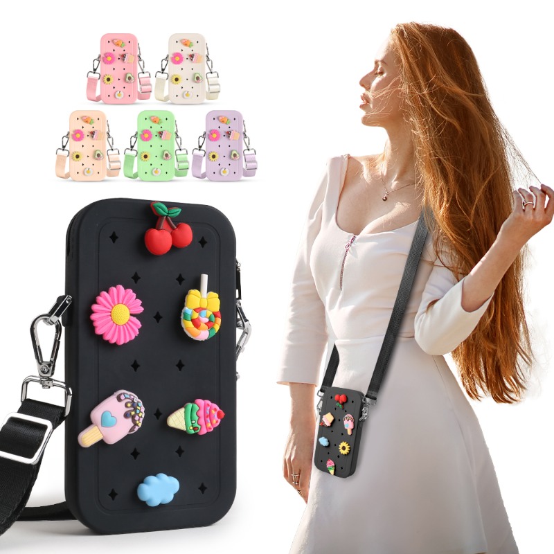 Tech Accessories Travel Bag - Многофункциональная портативная силиконовая сумка через плечо,