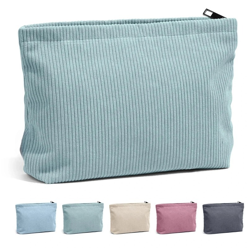 Tech Accessories Travel Bag - Вельветовая дорожная косметичка, портативная сумка для