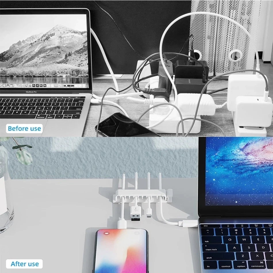 Кабельный органайзер Самоклеящ – обзор и цена Desk Cable Clip