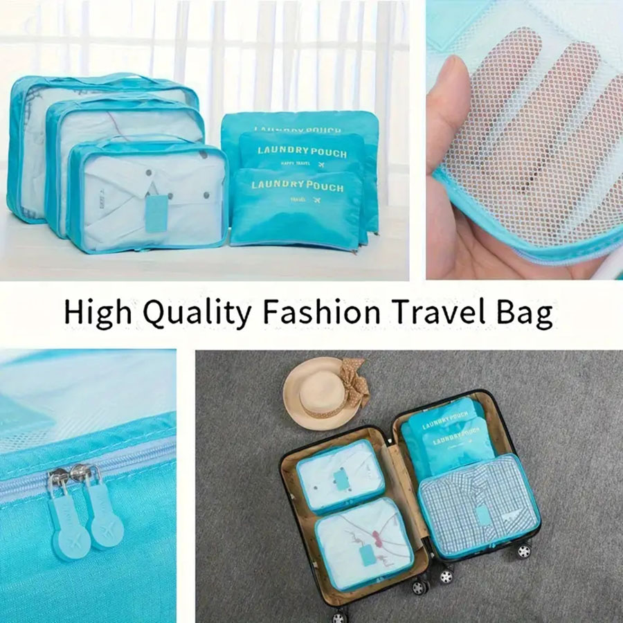 6 шт., дорожный органайзер, су – обзор и цена Tech Accessories Travel Bag