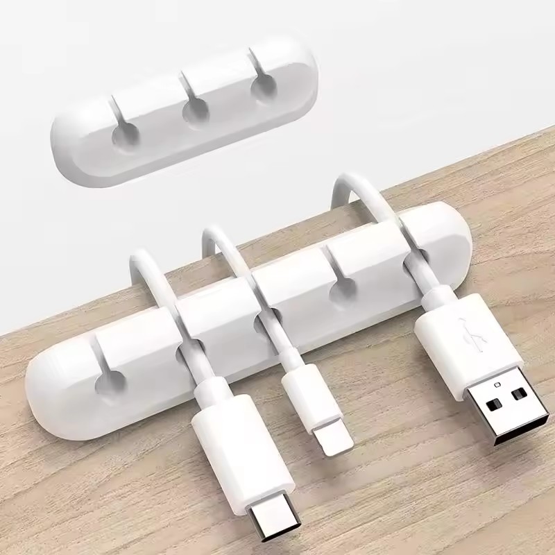 Силиконовый органайзер для USB – обзор и цена Desk Cable Clip