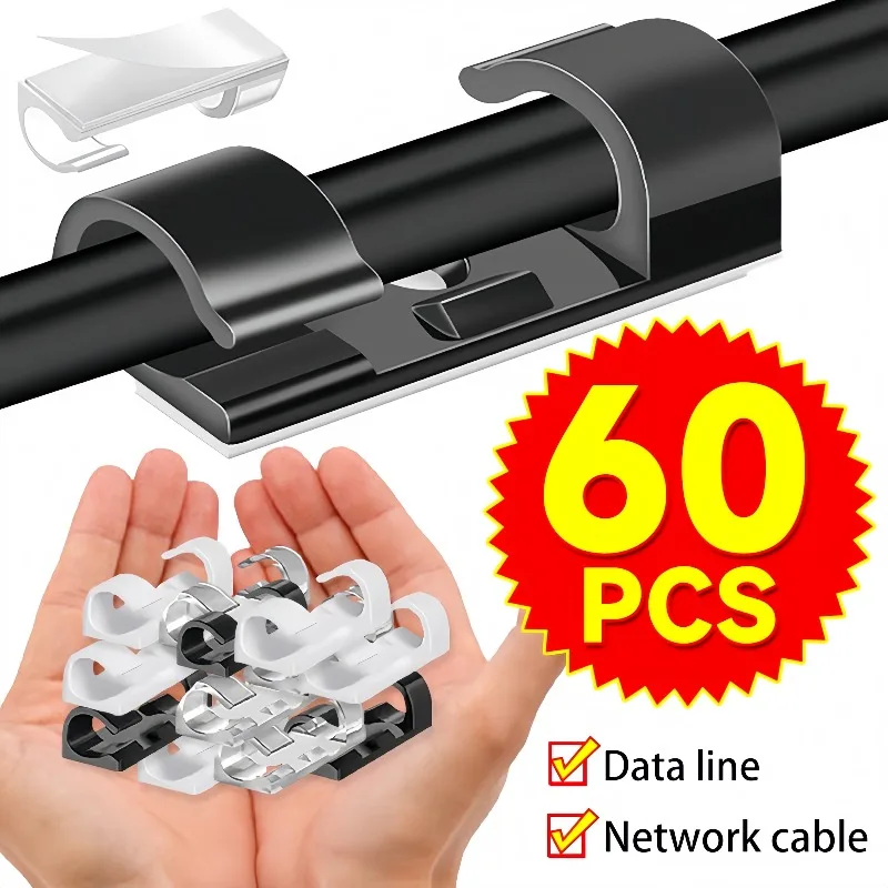 Держатель для проводов, настен – обзор и цена Desk Cable Clip